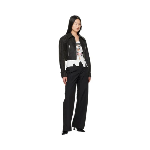 Wide-Leg Cargo Trousers
