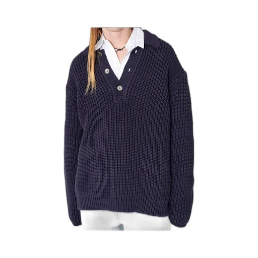 Big Piquet Chunky Ribbed-Knit Jumper