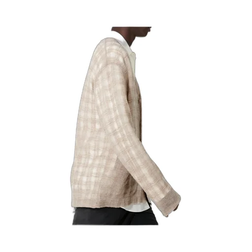 Checked Cardigan