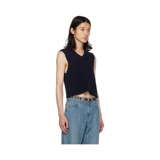 Ribbed Knit Vest