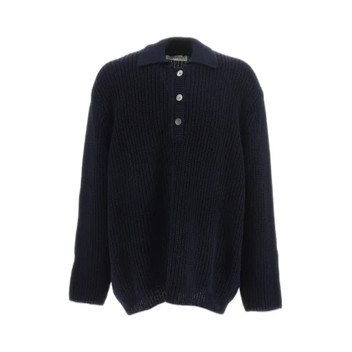 Lapel Long-Sleeved Sweater
