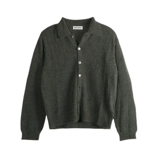 Alpaca Wool-Blend Cardigan