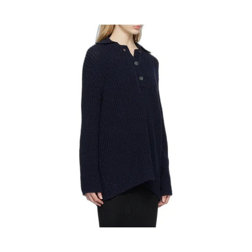 Lapel Long-Sleeved Sweater