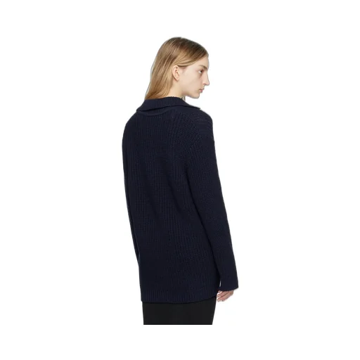 Lapel Long-Sleeved Sweater