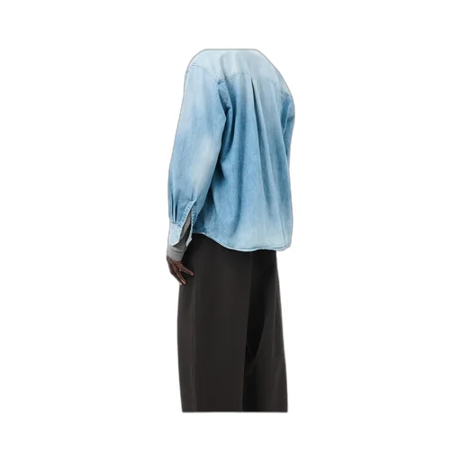Curved Hem Above Shirt