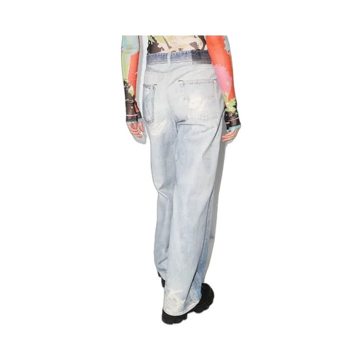 Full Cut Distressed Jeans
