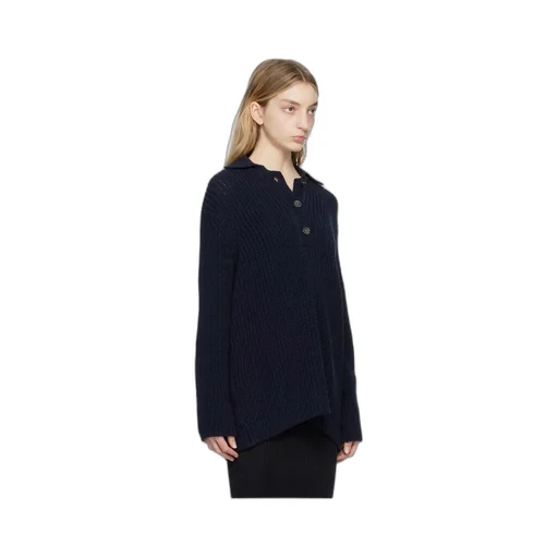 Lapel Long-Sleeved Sweater