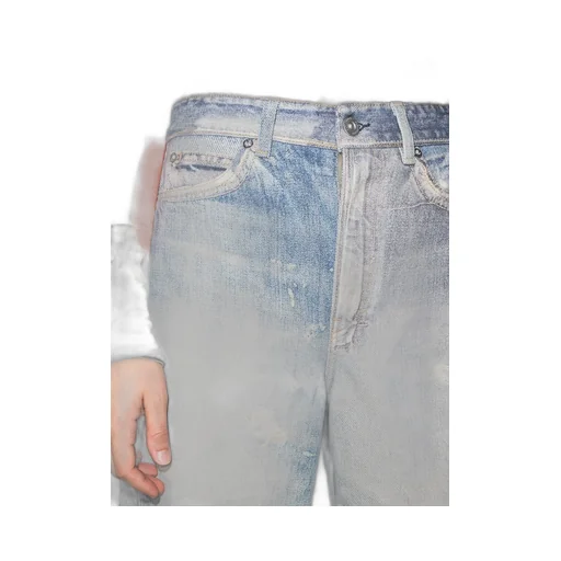 Full Cut Distressed Jeans