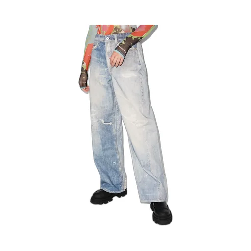 Full Cut Distressed Jeans