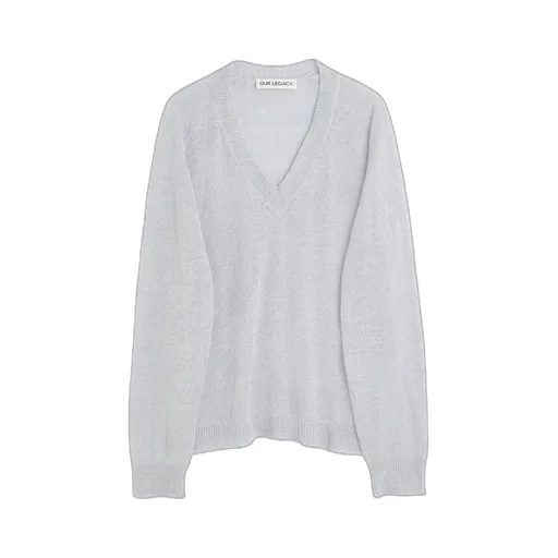 V-Neck Long-Sleeved Sweater