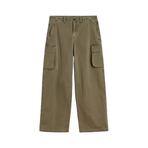 Wide-Fit Cargo Pants