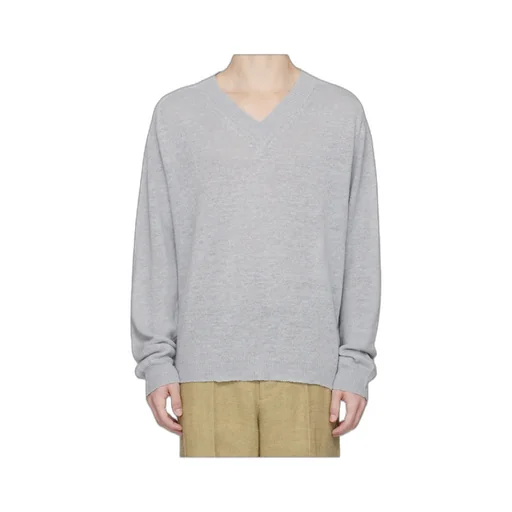 V-Neck Long-Sleeved Sweater