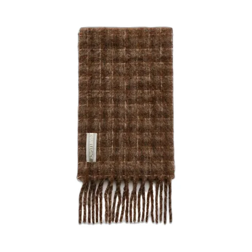 Estate Checked Fringed Scarf