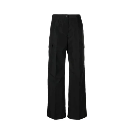 Wide-Leg Cargo Trousers