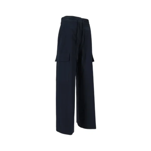 Drawstring-Fastening Cargo Pants