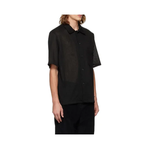 Short Sleeved Buttoned Box Shirt