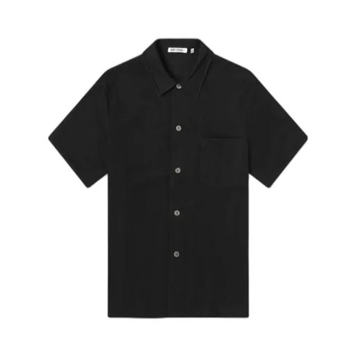 Short Sleeved Buttoned Box Shirt