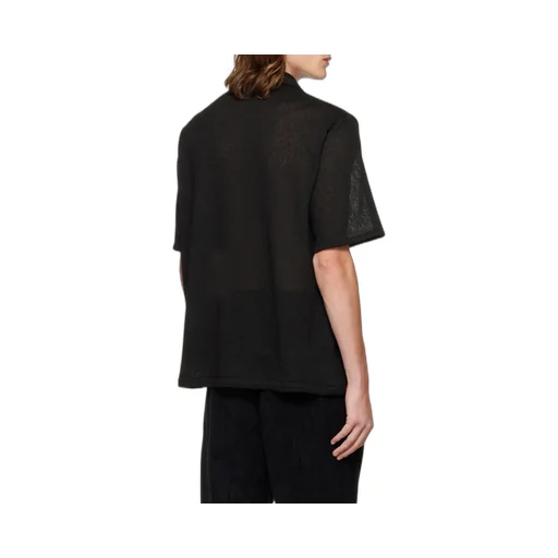 Short Sleeved Buttoned Box Shirt