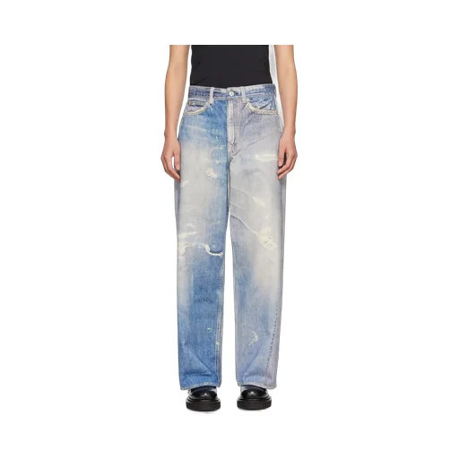 Digital Print Denim Jeans