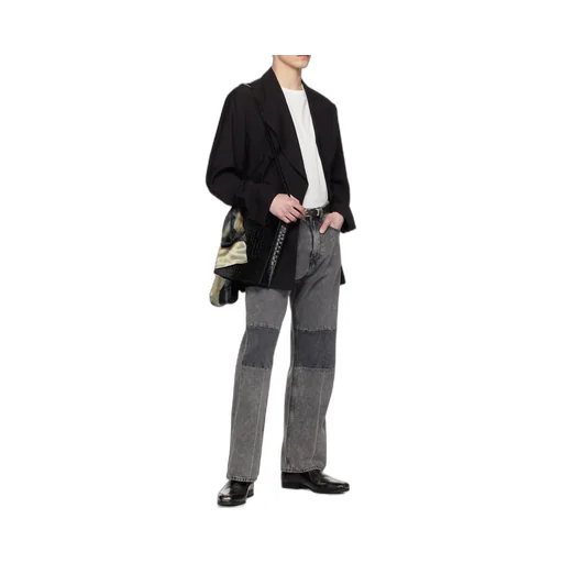 Long-Sleeved Double-Breasted Blazer