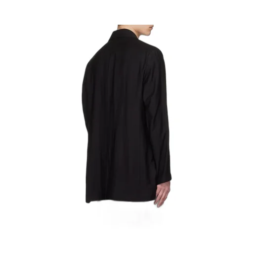 Long-Sleeved Double-Breasted Blazer