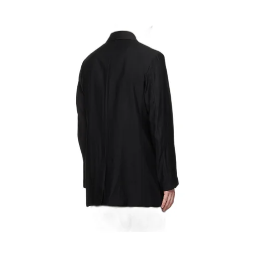 Long-Sleeved Double-Breasted Blazer