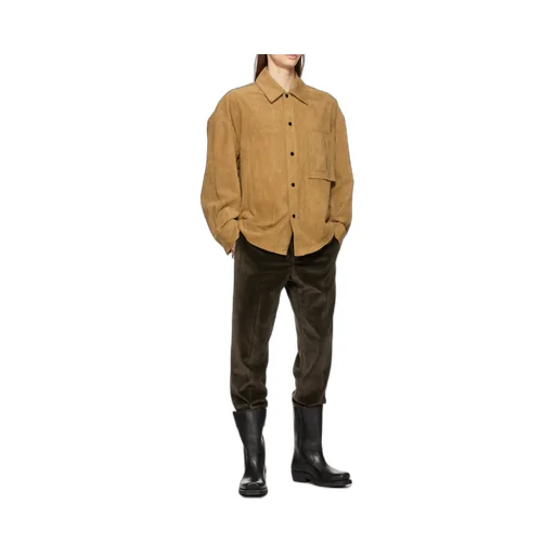 Calf-Length Leather Boots