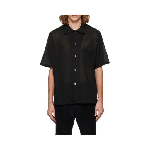 Short Sleeved Buttoned Box Shirt