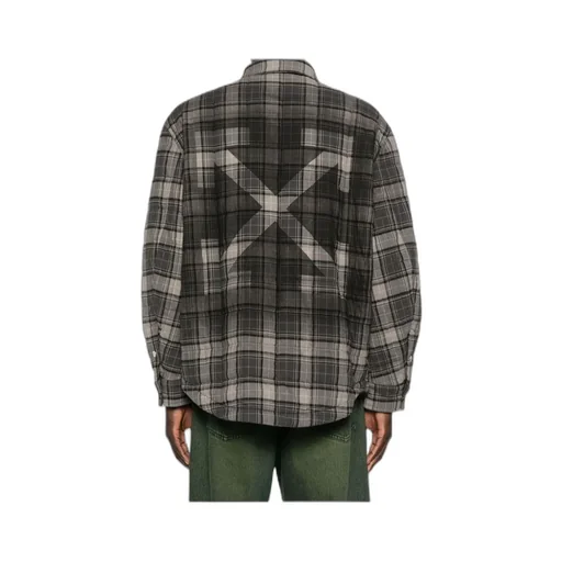 Checked Button-Up Shirt