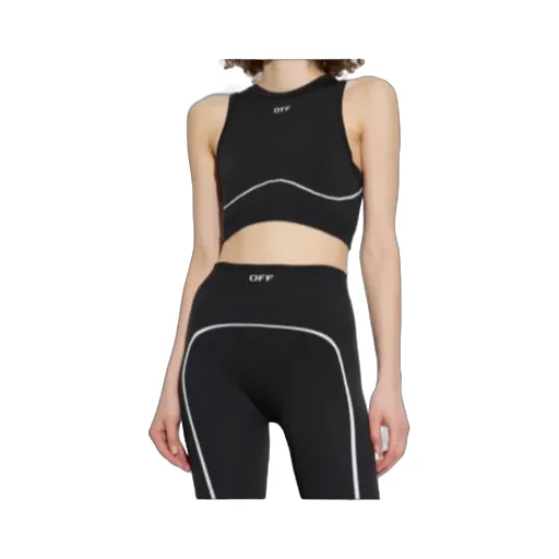 Logo Embroidered Sleeveless Top