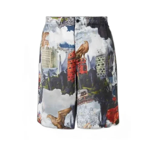 All-Over Printed Bermuda Shorts