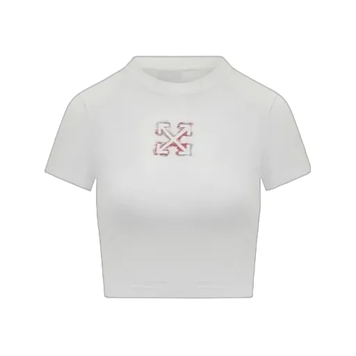 Arrow Printed Cropped T-Shirt