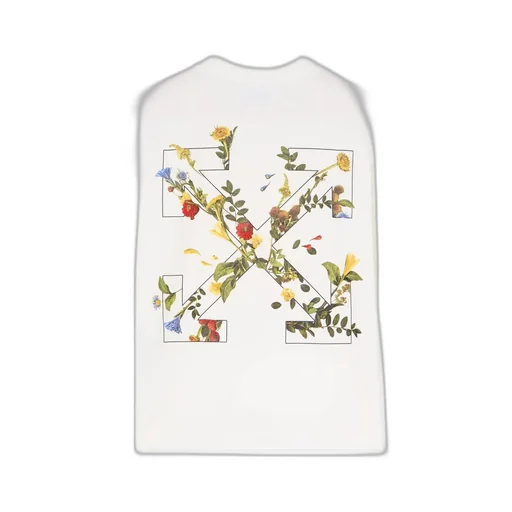 Arrow Flower Printed Crewneck T-Shirt
