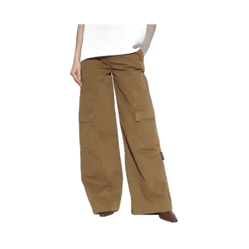 Wide Leg Cargo Trousers