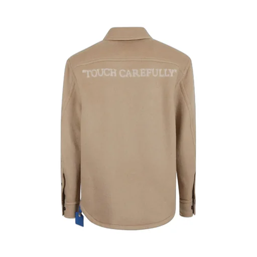 Button-Up Long-Sleeved Overshirt
