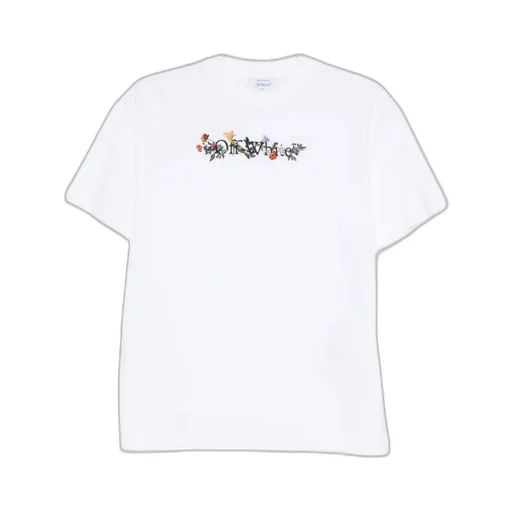 Arrow Flower Printed Crewneck T-Shirt