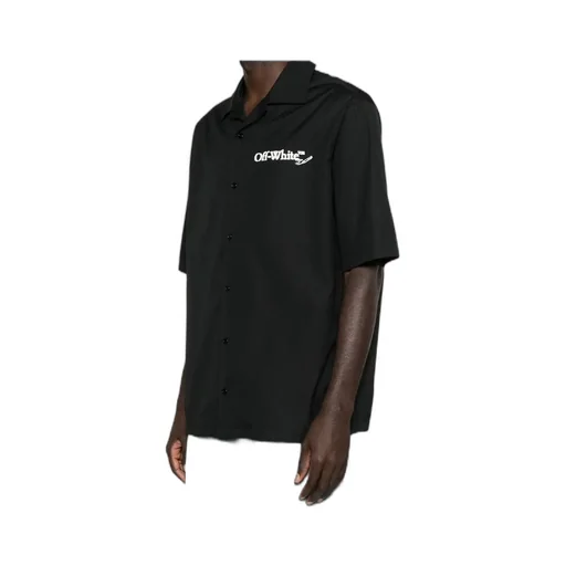 Logo Printed Button-Up Shirt