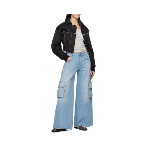 Wide Leg Cargo Jeans