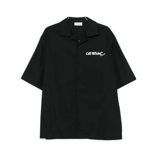 Logo Printed Button-Up Shirt