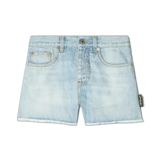 Frayed Denim Shorts
