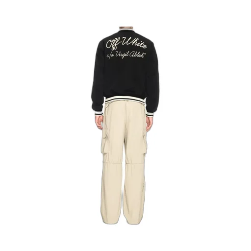 Script Button-Up Varsity Jacket