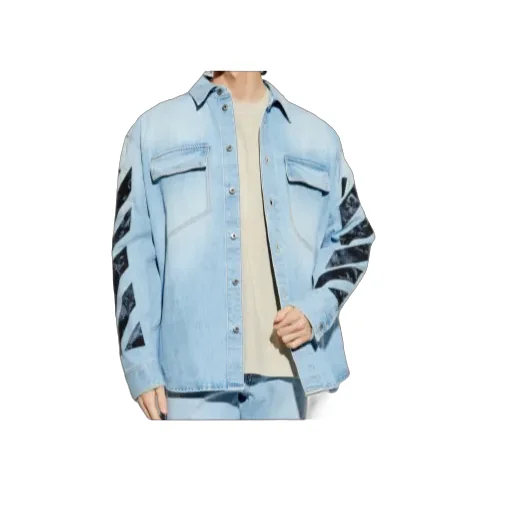 Fresco Button-Up Denim Shirt