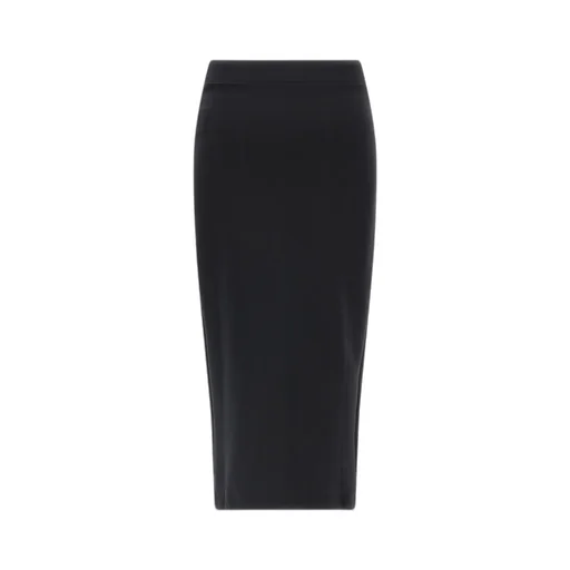 Logo Printed Midi Skirt