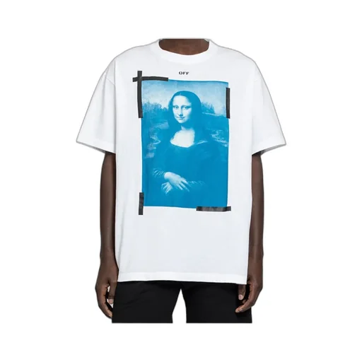 Mona Lisa-Print Oversized T-Shirt