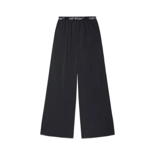 Logo Band Wide Leg Trousers