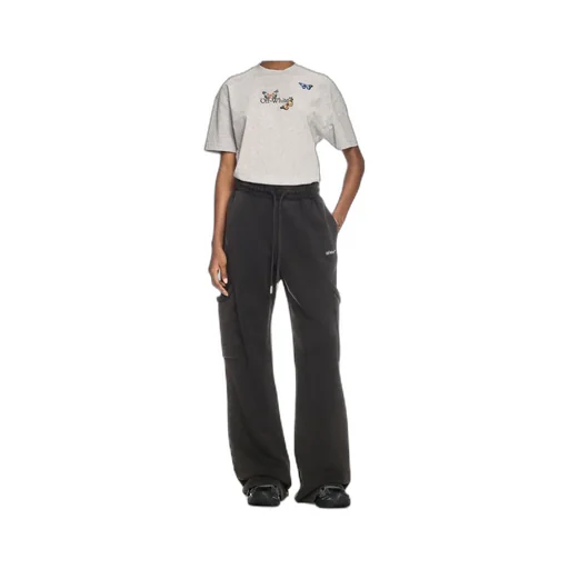 Logo Embroidered Drawstring Pants
