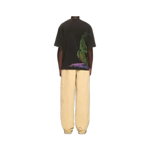 Logo Embroidered Cargo Pants