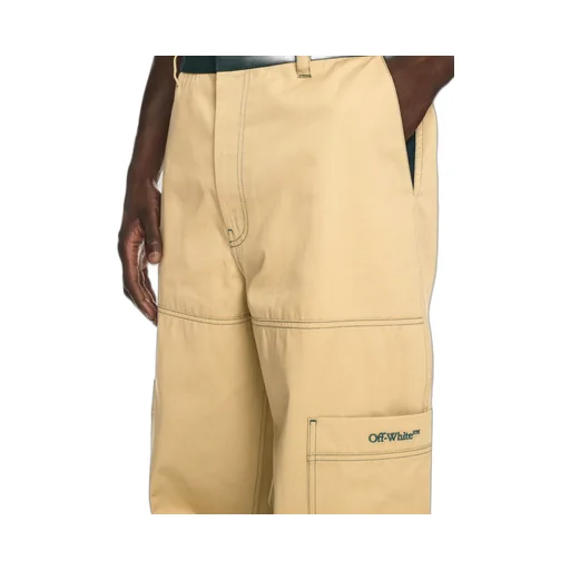 Logo Embroidered Cargo Pants