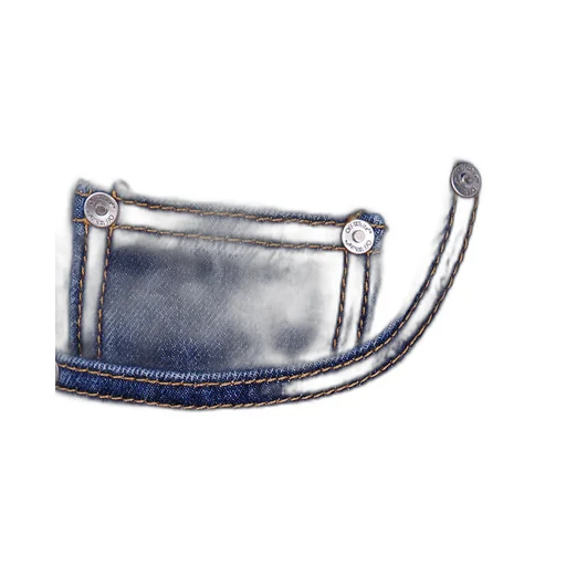 Logo Patch Straight Leg Jeans