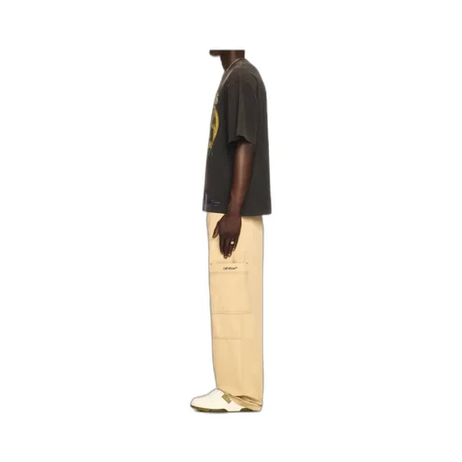 Logo Embroidered Cargo Pants